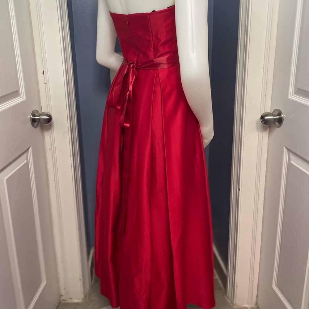 camille la vie high low red dress